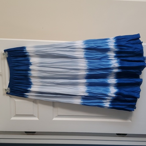 Zac & Rachel Blue Ombre Maxi Skirt - Picture 2 of 6